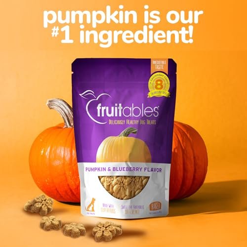 Fruitables Pumpkin & Blueberry Dog Treats – Crunchy, Healthy & Tasty - Image 7