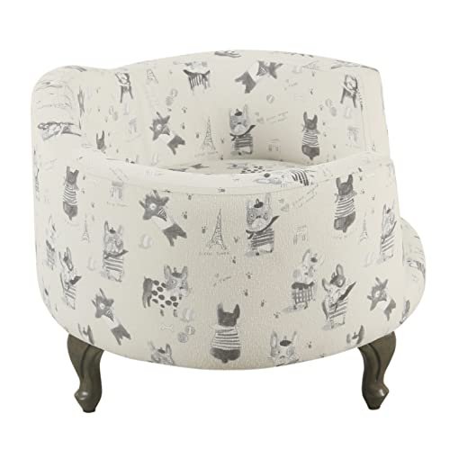 Luxury Upholstered Pet Bed – Stain-Resistant, Curved Design, Medium Size - Image 2