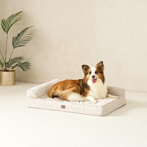 EHEYCIGA Orthopedic Memory Foam Dog Bed, Waterproof & Washable, Large - Image 8