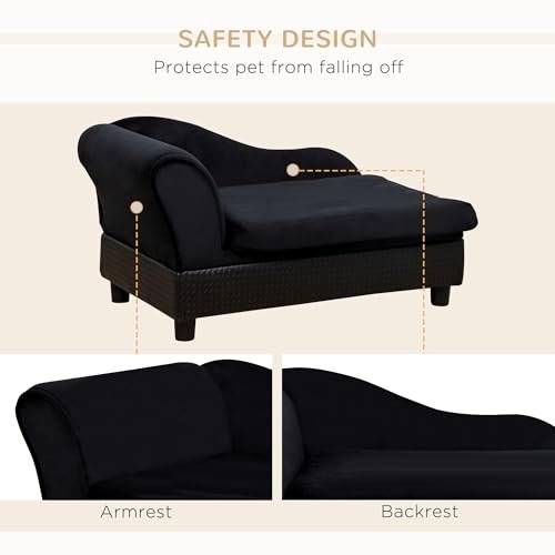Luxury Dog Couch with Hidden Storage – Soft Foam Pet Sofa for Small Dogs - Image 6