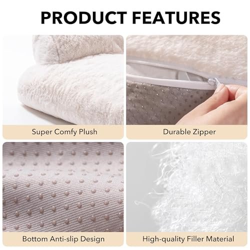 Soft Washable Pet Bed for Cats & Small Dogs – Anti-Slip Calming Sofa - Image 4