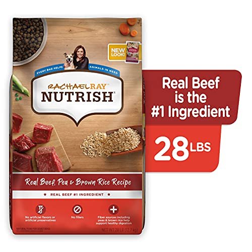 Rachael Ray Nutrish Natural Dry Dog Food, Real Beef & Brown Rice, 28 lb - Image 2