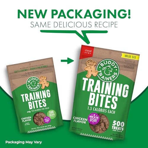 Buddy Biscuits Soft Training Treats – Chicken Flavor, 10 oz Chewy Bites - Image 3
