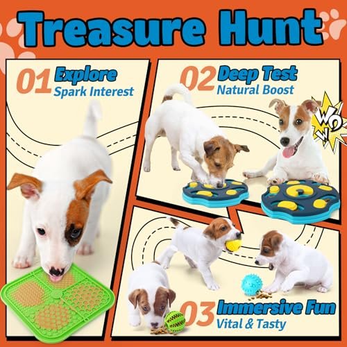 Forfon 9-Pack Interactive Dog Puzzle Toys for Smart Small Dogs - Image 3
