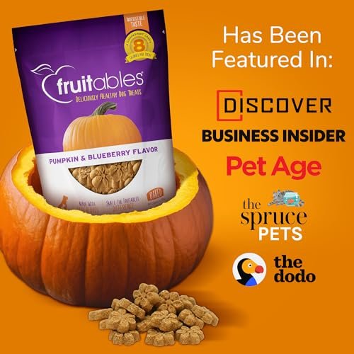 Fruitables Pumpkin & Blueberry Dog Treats – Crunchy, Healthy & Tasty - Image 9