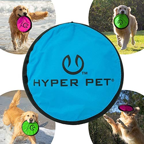Hyper Pet Flippy Flopper Dog Frisbee – Soft, Floating Fetch Toy, 9" - Image 2