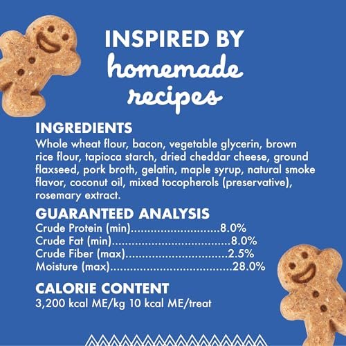 Buddy Biscuits Softies Dog Treats, Bacon & Cheese, 6oz – Oven Baked USA - Image 3