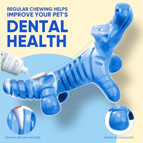 LEGEND SANDY Tough Dog Chew Toy for Aggressive Chewers, Durable Bone - Image 4