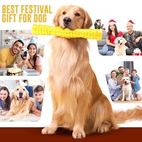 LOYEE Tough Squeaky Dog Toy for Aggressive Chewers, Durable & Fun - Image 7