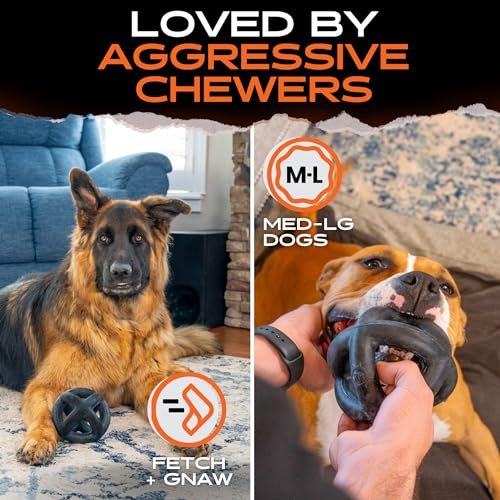 Monster K9 Indestructible Dog Ring - Tough Chew Toy for Large Breeds - Image 6