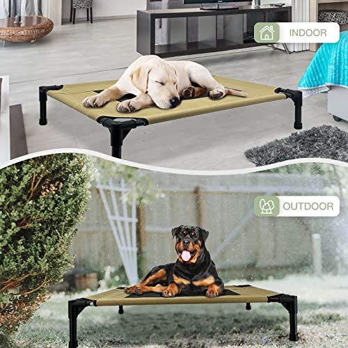 FIOCCO Elevated Dog Bed - Chew-Proof, Heavy-Duty Raised Cot for XL Dogs - Image 6