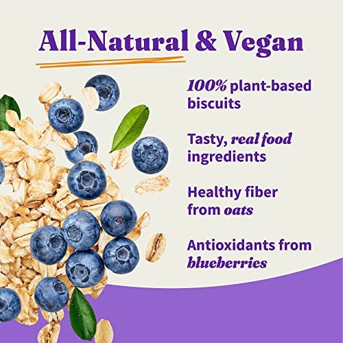 Halo Vegan Dog Treats – Plant-Based, Oats & Blueberries, 8oz Pouch - Image 3
