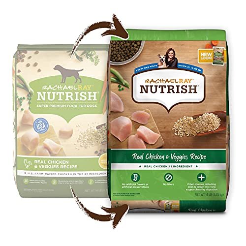 Rachael Ray Nutrish Natural Dry Dog Food, Chicken & Veggies, 14 lb - Image 2