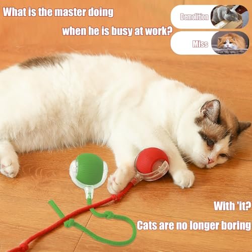 Jefuzh Smart Rolling Dog Ball – Interactive, 360° Auto-Moving Pet Toy - Image 5