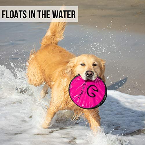 Hyper Pet Flippy Flopper Dog Frisbee – Soft, Floating Fetch Toy, 9" - Image 4