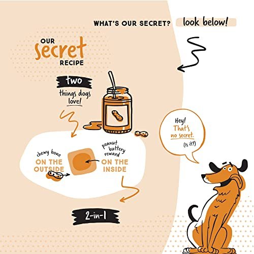 Ultra Chewy Peanut Butter Dog Bones 12 Ct – Long-Lasting & Digestible - Image 3