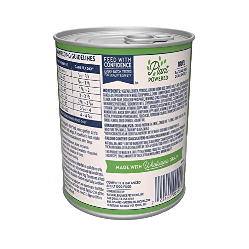 Natural Balance Vegan Wet Dog Food, Plant-Based Protein, 13oz, 12 Pack - Image 3