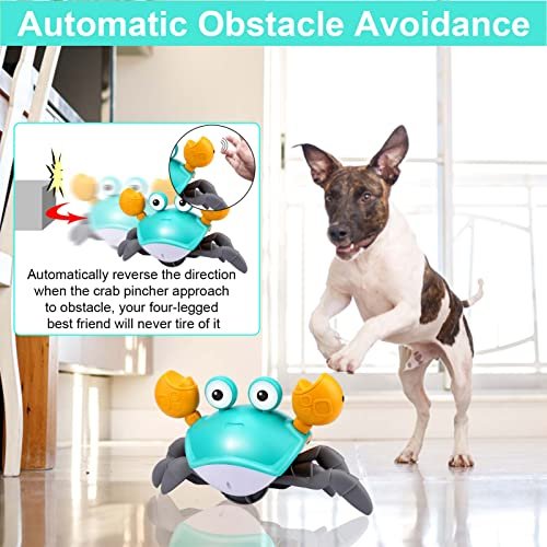 Interactive Crawling Crab Toy with Music, Lights & Obstacle Avoidance - Image 3