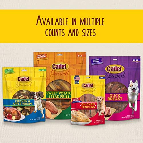 Cadet Triple Chews Dog Treats – Pork Hide, Apple & Duck, 6 Ct - Image 5
