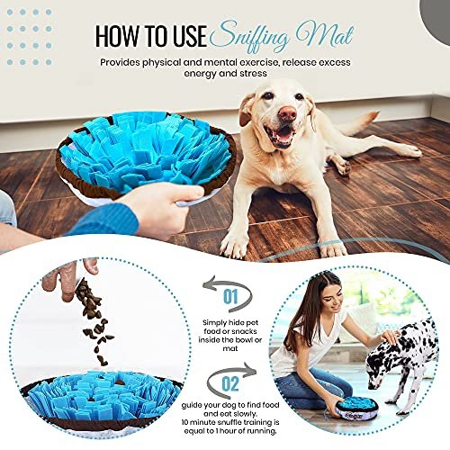TOMAHAUK Snuffle Mat for Dogs – Interactive Puzzle Toy for Enrichment - Image 2
