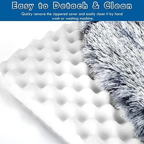 Orthopedic Dog Bed with Hooded Cover – Calming Memory Foam Crate Mat - Image 4