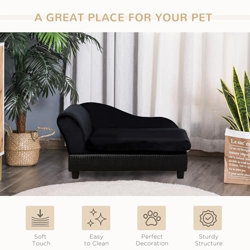 Luxury Dog Couch with Hidden Storage – Soft Foam Pet Sofa for Small Dogs - Image 8