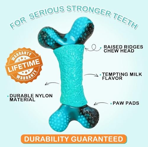 Indestructible Dog Toys for Aggressive Chewers – Durable & Bacon-Flavored - Image 3