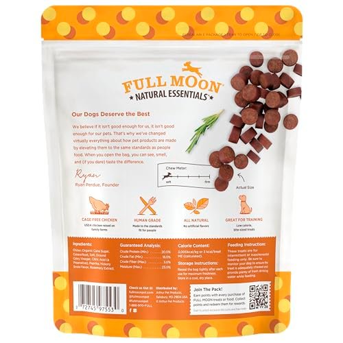 Full Moon Human-Grade Chicken Dog Treats, All-Natural, 16 oz - Image 2