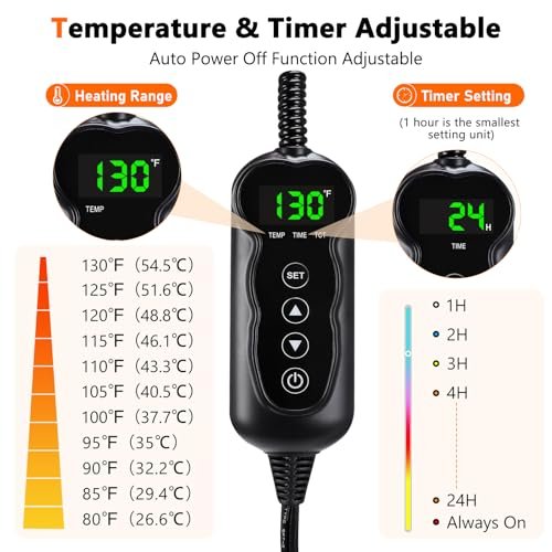 INVENHO Heated Cat Bed - Cozy Donut Warmer with Timer & Temp Control - Image 4