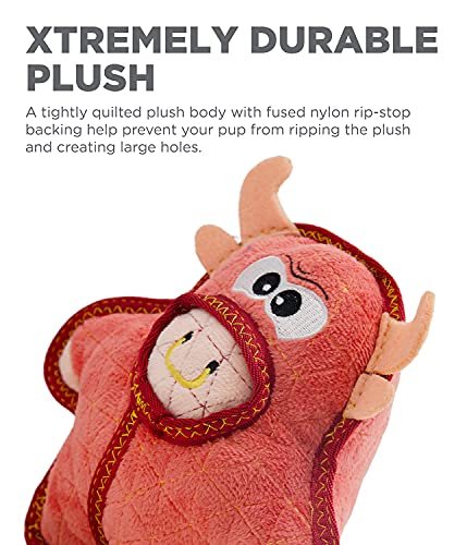 Outward Hound Xtreme Seamz Tough Plush Dog Toy with Squeaker - Image 5