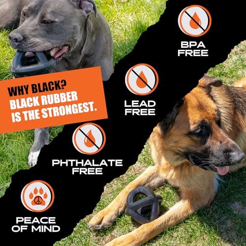 Monster K9 Indestructible Dog Ring - Tough Chew Toy for Large Breeds - Image 8
