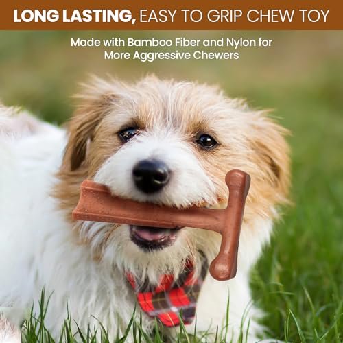 Durable Beef-Flavored Dog Chew Toy for Aggressive Chewers, 6" - Image 6