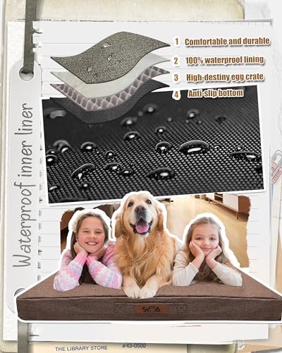 Indestructible XL Chew Proof Dog Bed – Waterproof, Orthopedic & Durable - Image 4