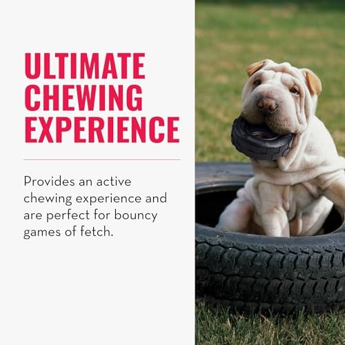 KONG Extreme Tire Dog Toy – Tough Rubber, Treat Dispensing, Large Breed - Image 3