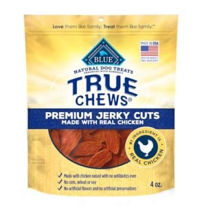 Blue Buffalo True Chews Premium Jerky Cuts Dog Treats with Natural Ingredients Chicken