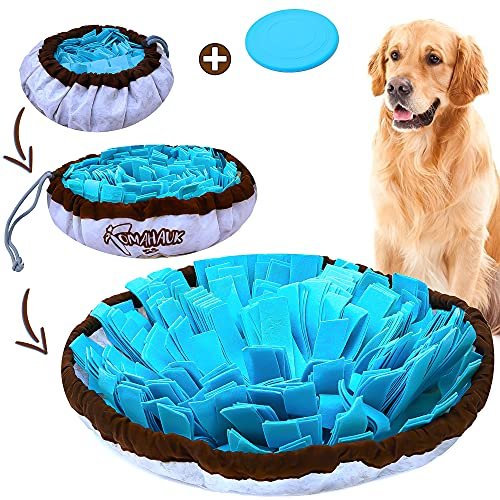 TOMAHAUK Snuffle Mat for Dogs Small and Large Breed – Interactive Feed Game/Cat Dog Puzzle Toy That Helps with Stress Relief, Foraging Skills, Brain Stimulation and Boredom Dog Enrichment Toys