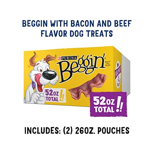 Purina Beggin' Strips Bacon & Beef Dog Treats, Real Meat, 26 oz (2 Pack) - Image 6