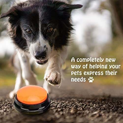 Talking Pet Button with Voice Recording – 30s Training Buzzer, 4-Pack - Image 6