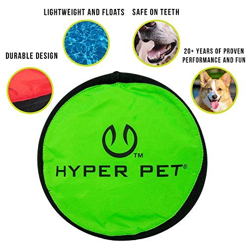 Hyper Pet Flippy Flopper Dog Frisbee – Soft, Floating Fetch Toy, 9" - Image 5