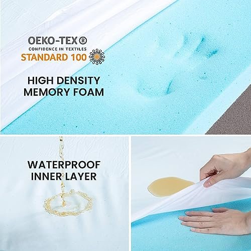 GOHOO PET Orthopedic Memory Foam Dog Bed - Cooling, Waterproof, Washable - Image 3