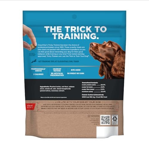Cloud Star Tricky Trainers Salmon Dog Treats, 8oz, Low-Cal, 450 Count - Image 3