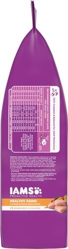 IAMS Healthy Aging Senior Dry Dog Food with Real Chicken, 7 lb Bag - Image 3