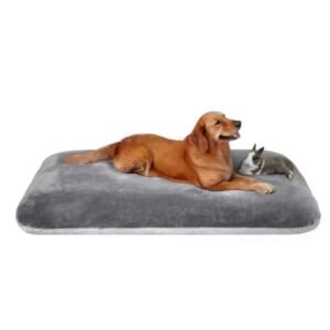 Magic Dog Super Soft Extra Large Dog Bed, 47 Inches Orthopedic Foam Dog Beds for XL Dogs, Jumbo Pet Bed with Anti Slip Bottom, Pets Sleeping Mattress with Removable and Washable Cover, Grey