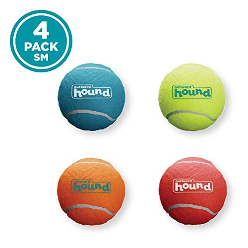 Outward Hound Small Squeaker Ballz Dog Toy Pack – 4 Durable Balls - Image 6