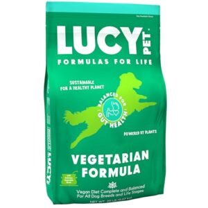Lucy Pet Vegetarian Formula Dog Food 20lb, Vegan, Powered by Plants