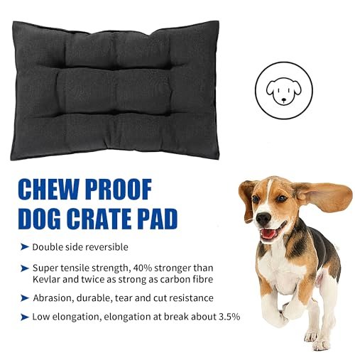 Chew Proof Dog Bed for Puppies – Durable, Water-Resistant Crate Mat - Image 2
