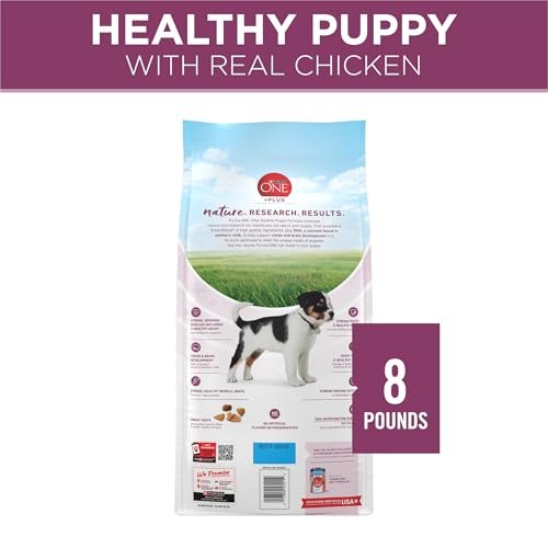 Purina ONE Plus Healthy Puppy High Protein Dry Dog Food, 8 lb Bag - Image 6