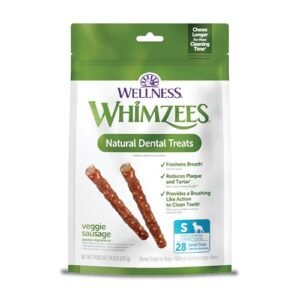 Wellness® WHIMZEES® Veggie Sausage Natural Grain Free Dental Chews for Dogs, Small Breed, 28 count