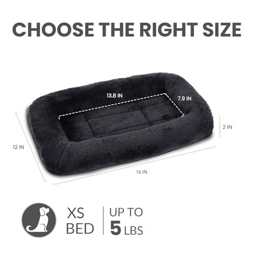 Cozy Foam Dog Bed for Extra Small Breeds 16"x12" - Washable & Soft - Image 6