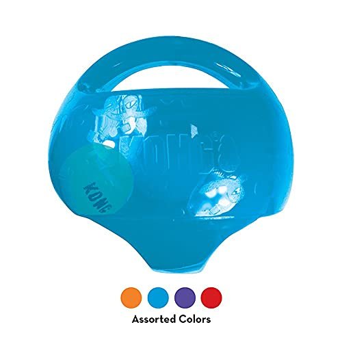 KONG Jumbler Ball for Large Dogs – Interactive Fetch Toy with Tennis Ball - Image 4